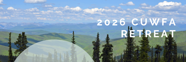 Landscape background with text 2026 CUWFA Retreat